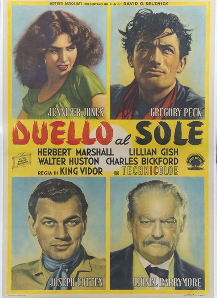 Manifesto 6 per il film Duello al sole (1946)