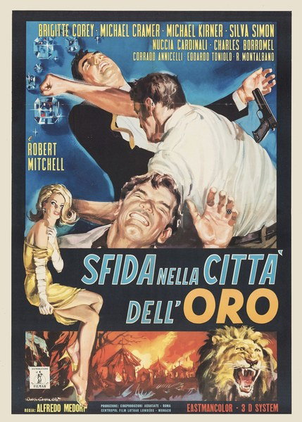 Sfida nella città dell'oro - Manifesto 1