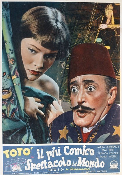 Fotobusta 2 per il film Il più comico spettacolo del mondo (1953)