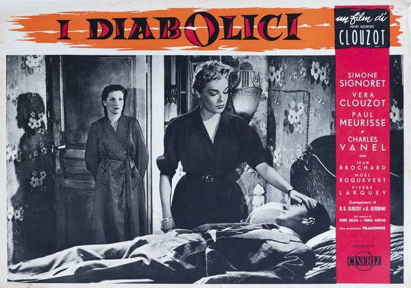 Fotobusta 2 per il film I diabolici (1955)