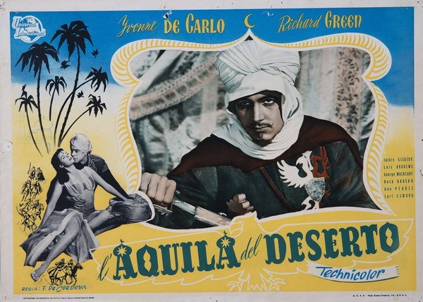 Lobby Card 6 for the film The Desert Hawk (1950)