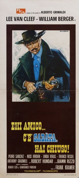Locandina 2 per il film Ehi amico... c'è Sabata. Hai chiuso! (1969), dipinto da Rodolfo Gasparri