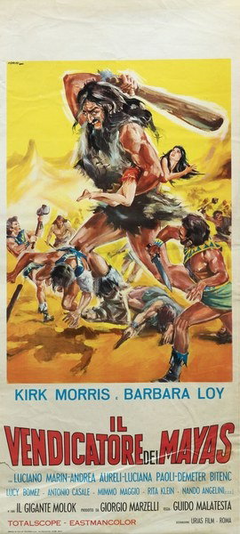 Maciste, Avenger of the Mayans - Lobby Card 1