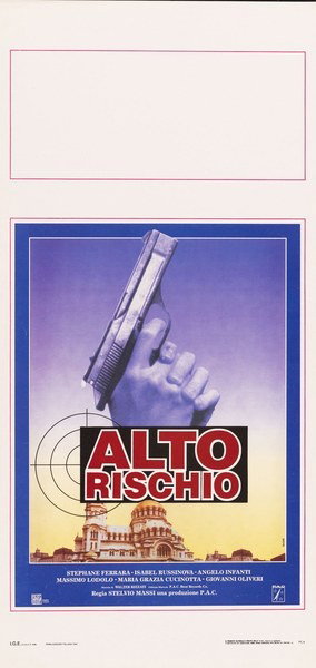 Locandina 1 for the film High Risk (1993), painted by Enzo Sciotti