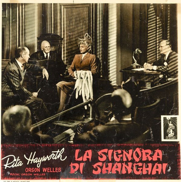 Fotobusta 13 per il film La signora di Shanghai (1947)