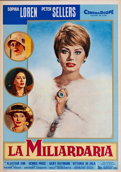 Fotobusta 3 per il film La miliardaria (1960)