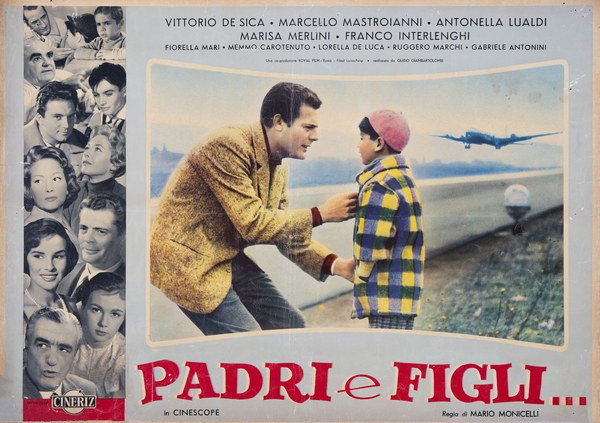 Fotobusta 1 per il film Padri e figli (1957)