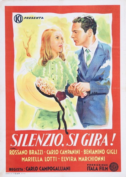 Silenzio, si gira! - Fotobusta 1