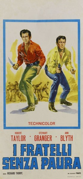 All the Brothers Were Valiant - Lobby Card 1