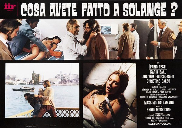 Fotobusta 2 per il film Cosa avete fatto a Solange? (1972)