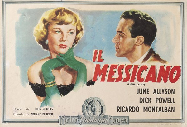 Lobby Card 2 for the film Right Cross (1950)