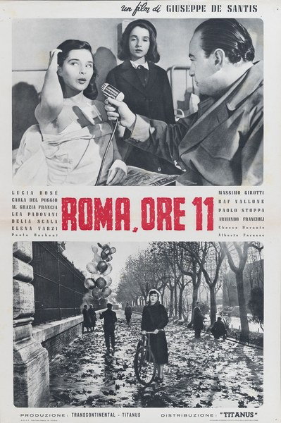 Fotobusta 4 per il film Roma, ore 11 (1952)