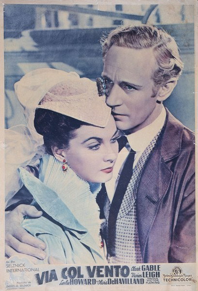 Fotobusta 3 per il film Via col vento (1939)