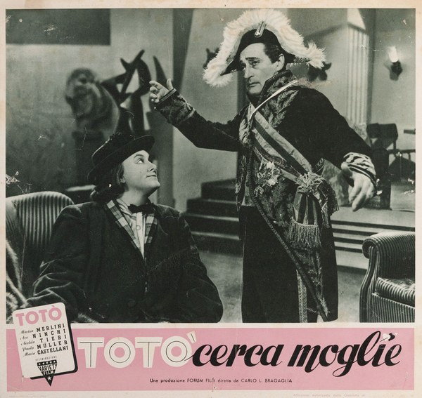 Lobby Card 2 for the film Totò Looking for Wife (1950)
