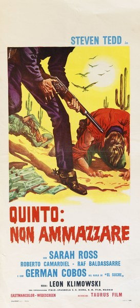 Quinto: Fighting Proud - Lobby Card 1