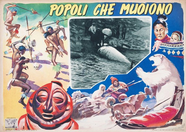 Fotobusta 2 per il film Popoli che muoiono (1955)
