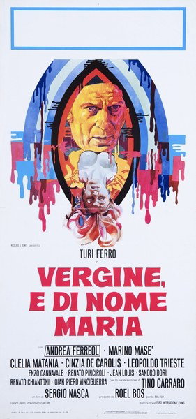 Locandina 2 for the film A Virgin Named Mary (1975), painted by Piero Ermanno Iaia
