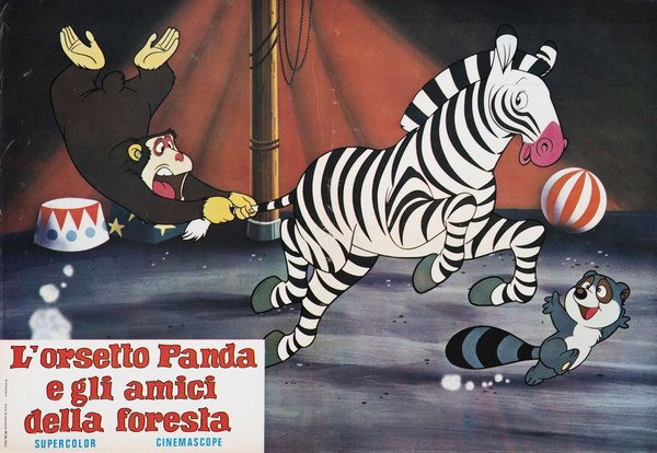 Fotobusta 5 per il film L'orsetto panda e gli amici della foresta (1973)