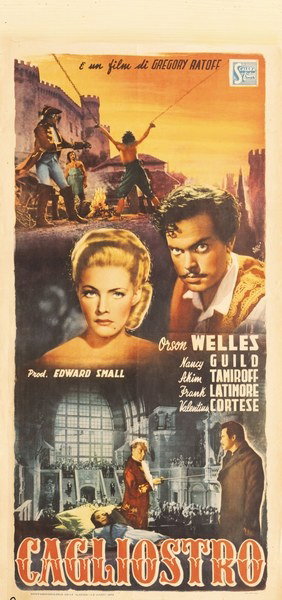 Locandina 3 for the film Black Magic (1949), painted by Francesco Fiorenzi