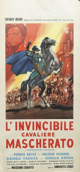 The Invincible Masked Rider - Lobby Card 1