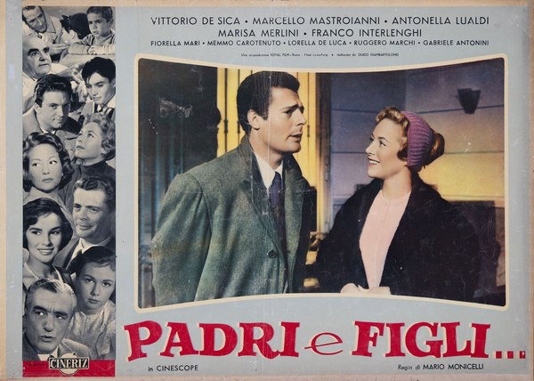 Fotobusta 8 per il film Padri e figli (1957)