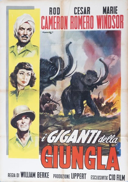 I giganti della giungla - Manifesto 1