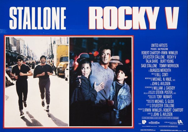Fotobusta 2 per il film Rocky V (1990)