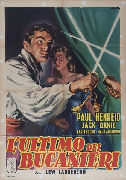 L'ultimo dei bucanieri - Manifesto 1