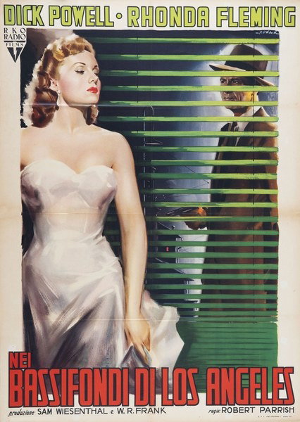 Nei bassifondi di Los Angeles - Manifesto 1