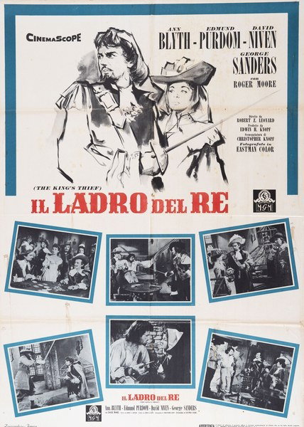 Manifesto 2 per il film Il ladro del re (1955)