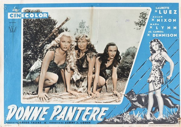 Fotobusta 2 per il film Donne pantere (1950)