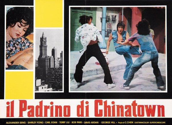 Fotobusta 5 per il film Il padrino di Chinatown (1977)