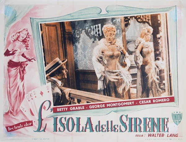 Fotobusta 2 per il film L'isola delle sirene (1943)
