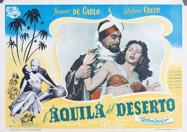 Lobby Card 7 for the film The Desert Hawk (1950)