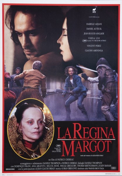 Fotobusta 2 per il film La regina Margot (1994), dipinto da Pierpaolo Scalera (visual)