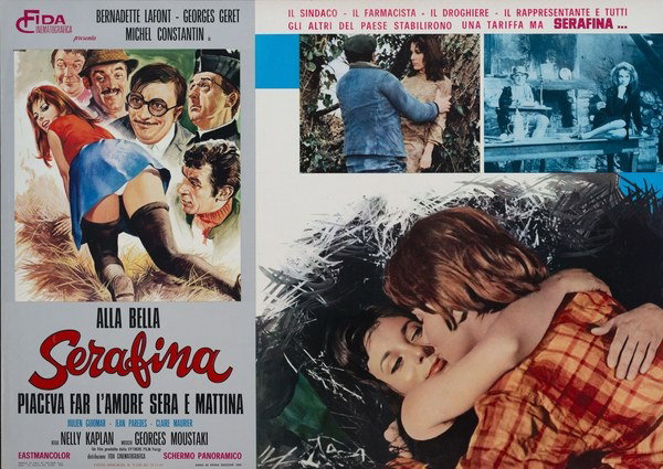 Lobby Card 7 for the film A Very Curious Girl (1969), painted by Renato Casaro (Renè)