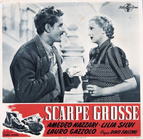 Fotobusta 4 per il film Scarpe grosse (1940)