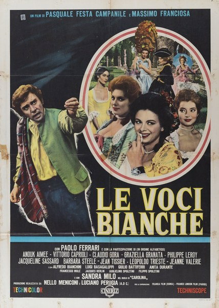 Manifesto 2 per il film Le voci bianche (1964)