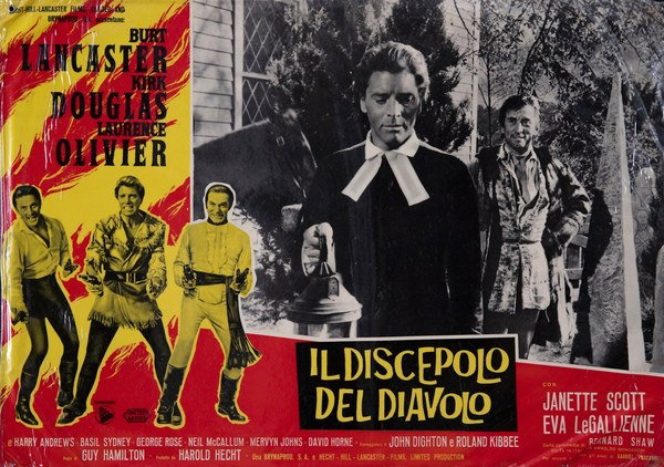 Fotobusta 2 per il film Il discepolo del diavolo (1959)