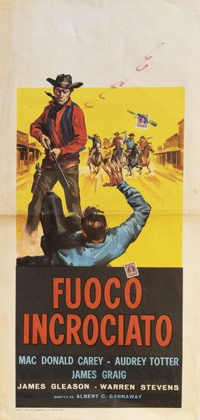 Locandina 2 per il film Fuoco incrociato (1958)