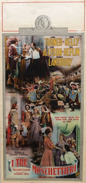 Locandina 4 per il film I tre moschettieri - i 3 moschettieri (1948)