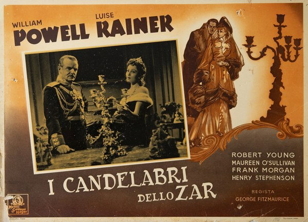 Fotobusta 2 per il film I candelabri dello zar (1937)