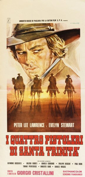 Four Pistols for Trinity - Lobby Card 1