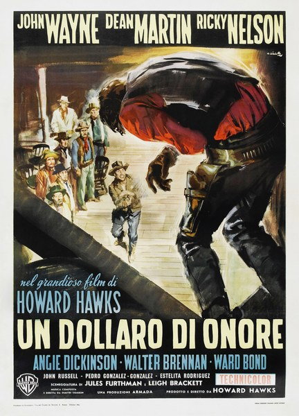 Poster 3 for the film Rio Bravo (1959), painted by Averardo Ciriello