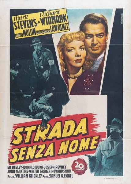 La strada senza nome - Manifesto 1