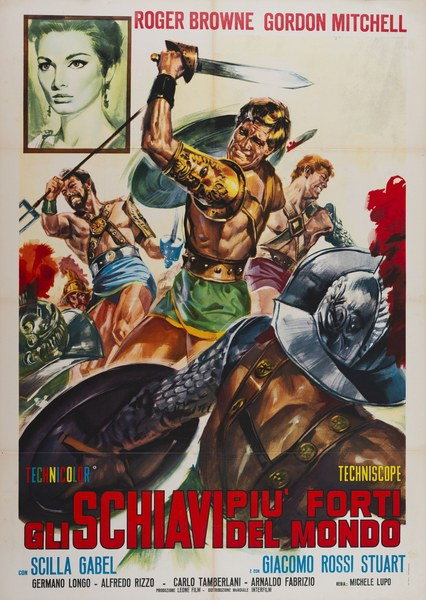 Manifesto 3 per il film Gli schiavi più forti del mondo (1964)