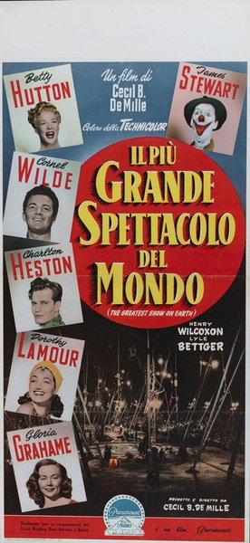 Locandina 2 per il film Il più grande spettacolo del mondo (1952)