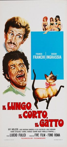 The Tall, The Short, The Cat - Lobby Card 1