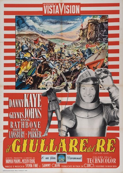 Manifesto 2 per il film Il giullare del re (1955)