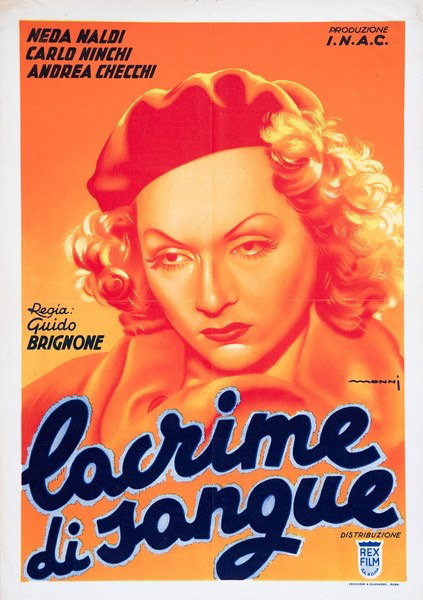 Fotobusta 2 per il film Lacrime di sangue (1944)